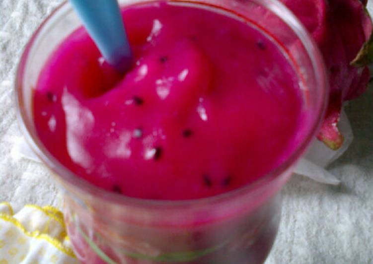 Es Sumsum Buah Naga Spesial