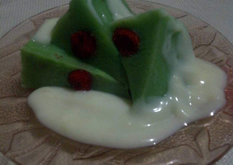 Resep puding avocado with vanila vla Dari Anggi Al-Hidir