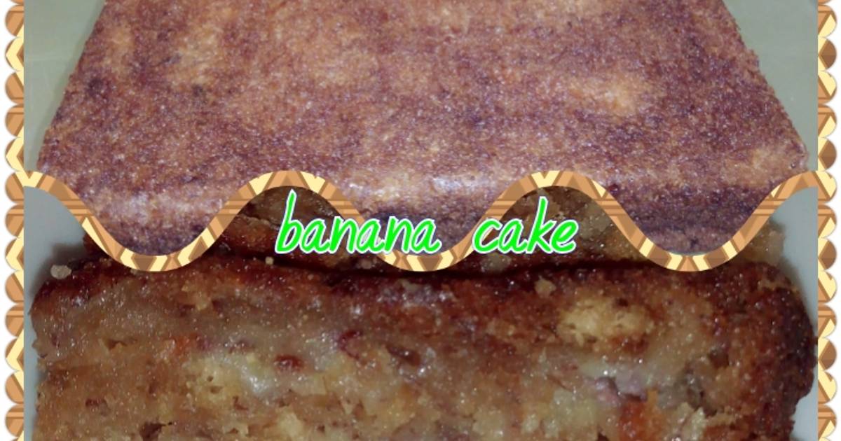 Resep cake pisang no mixer