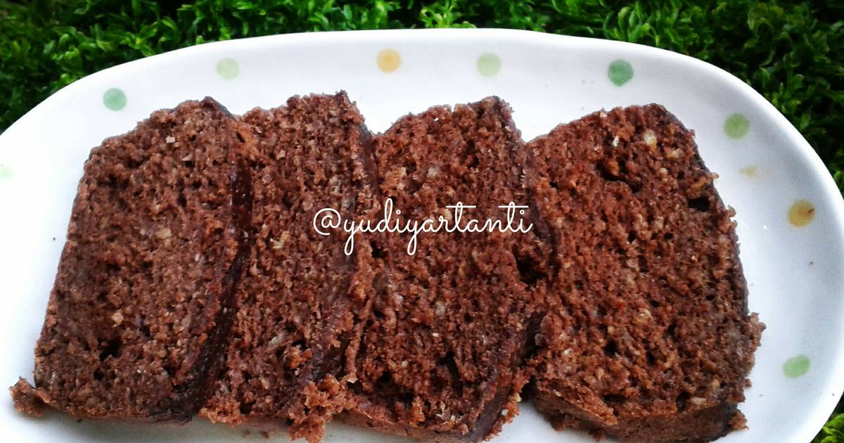 Resep Brownie Banana Oat Steam Cake
