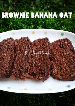 Brownie Banana Oat Steam Cake