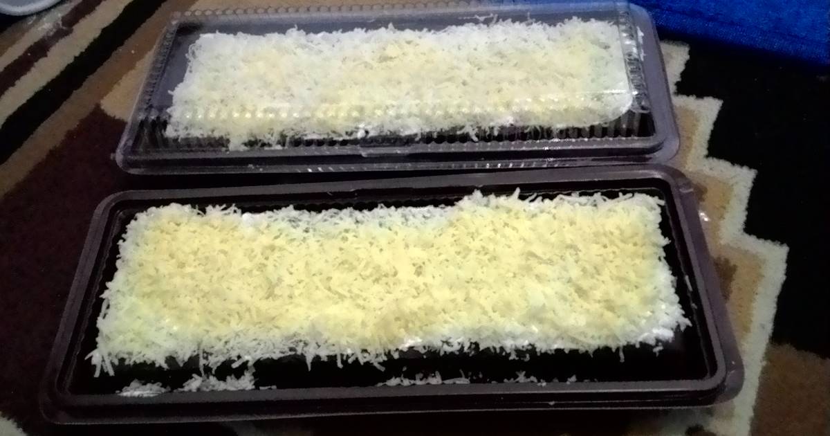 Resep Brownies kukus tabur keju Resep Brownies kukus tabur keju