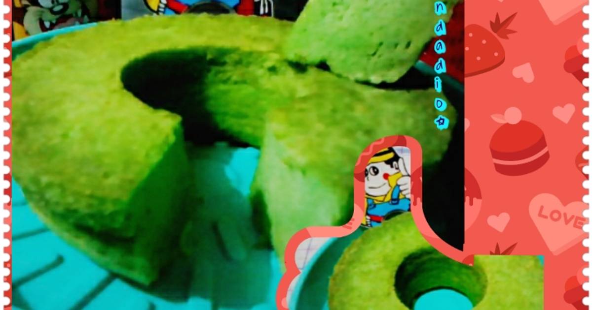Resep Bolu pandan kukus