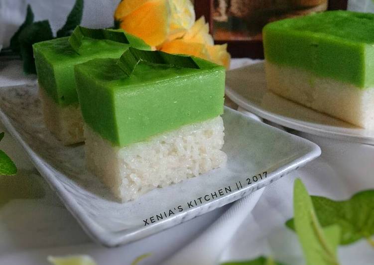 Resep Ketan Srikaya Kuih  Serimuka Kue Sarawak oleh Xenia 