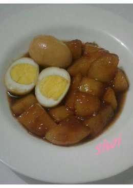 Kentang Telur Masak Kecap