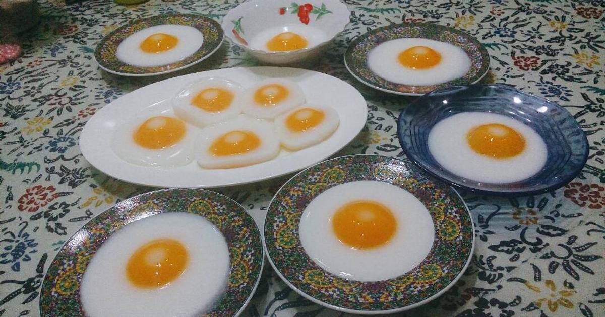 Resep Puding telur ceplok