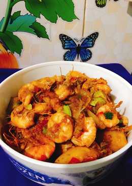 Sambal goreng udang kentang