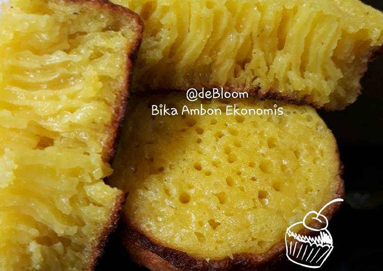 resep 260. Bika Ambon Ekonomis Menul