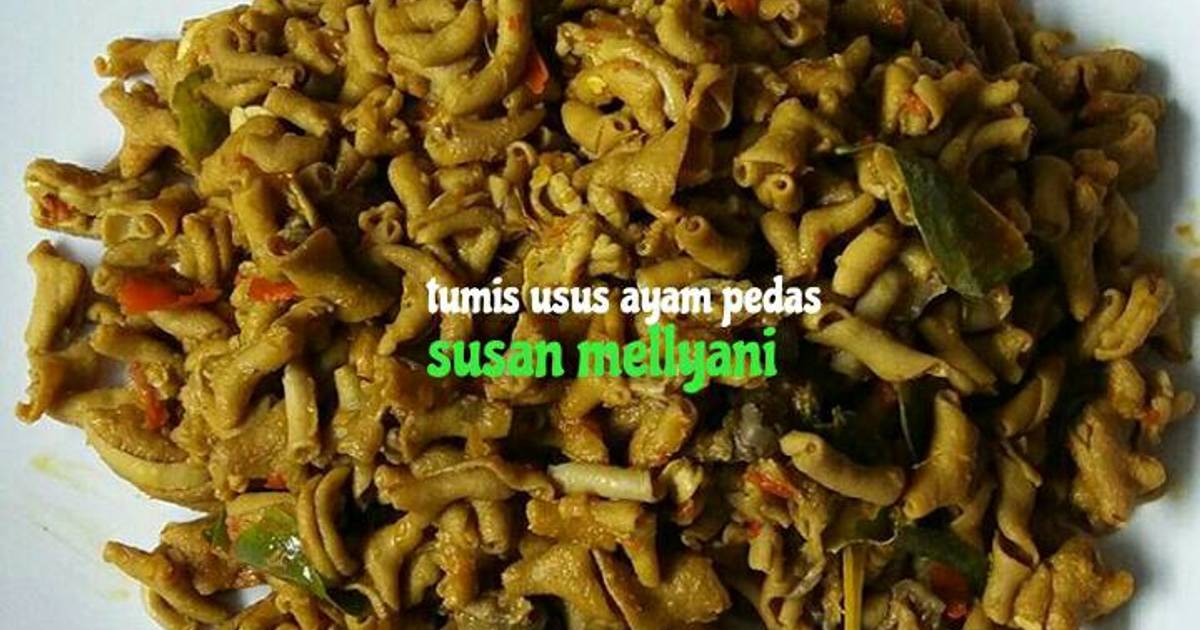  Resep  Tumis usus  ayam  pedas  oleh Susan Mellyani Cookpad