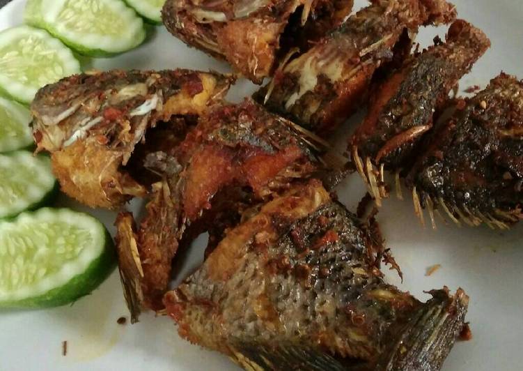 resep makanan Ikan Mujaer Goreng