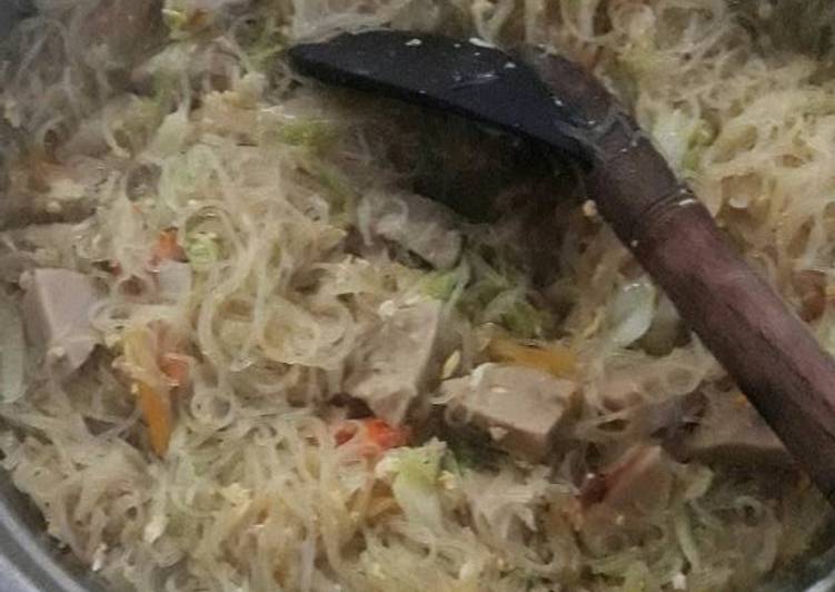 cara membuat Bihun Godog Nyemek