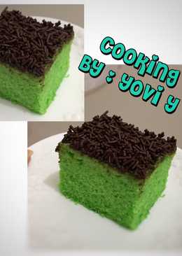 Brownis pandan kukus ceres