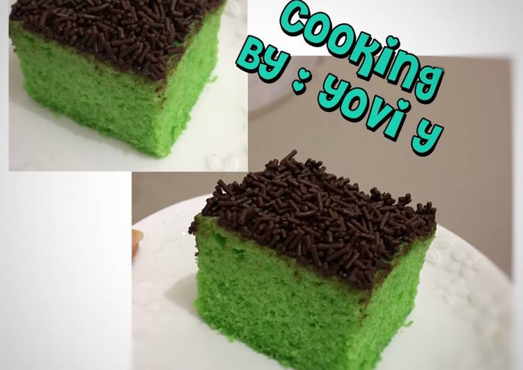 gambar untuk resep makanan Brownis pandan kukus ceres