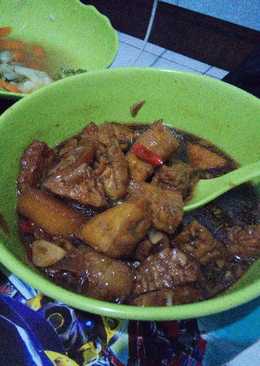 Tahu tempe tumis kecap