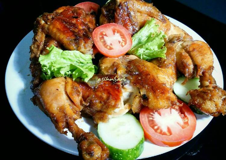 resep masakan Ayam Panggang Bacem (tanpa msg)