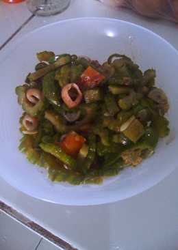 Paria Asin Cumi Manis Asam Pedas