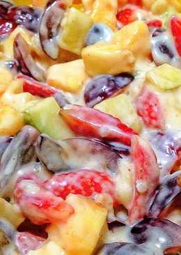 24 resep  salad  buah  keju creamy  enak dan sederhana Cookpad