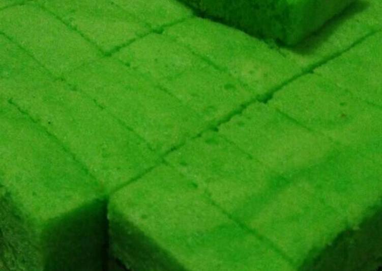 gambar untuk resep makanan Brownis pandan kukus