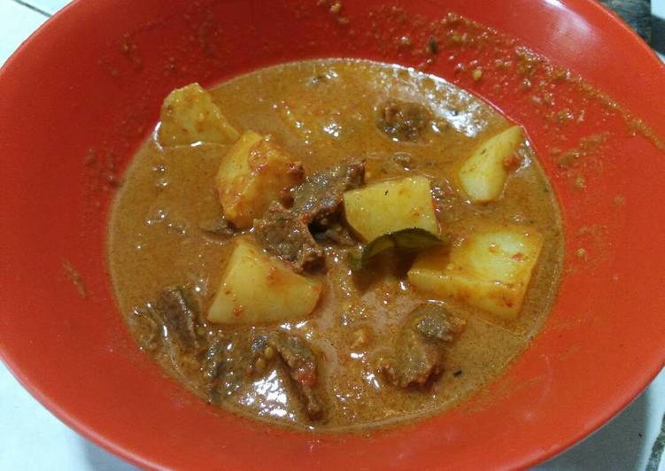 bahan dan cara membuat Gule Daging Asam Padeh khas Aceh