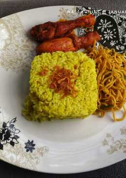 Nasi kuning bumbu