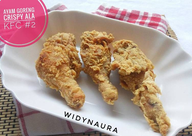  Resep Ayam goreng crispy ala KFC 2 oleh Widynaura Cookpad