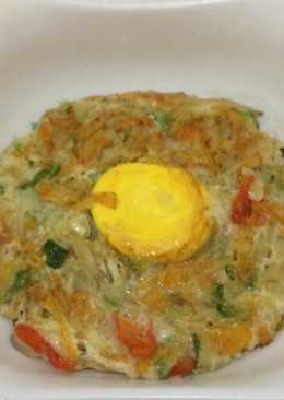 Omlet sayur telur mata sapi