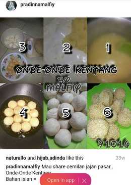 Ontang (Onde-Onde Kentang Keju)