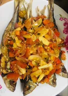 Ikan dencis sambal dabu dabu