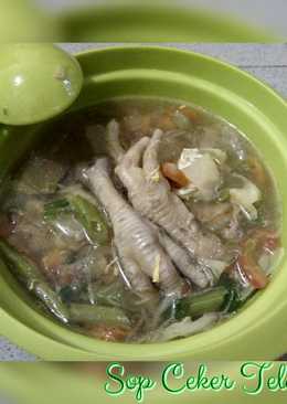 Sayur Sop Ceker Kuah Telur