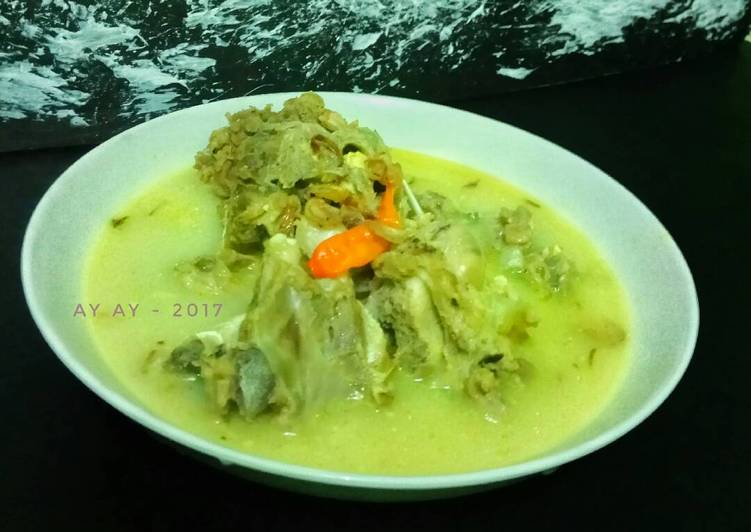 resep makanan Gule iga kambing #KitaBerbagi