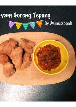 Ayam goreng simple & sambel terasi