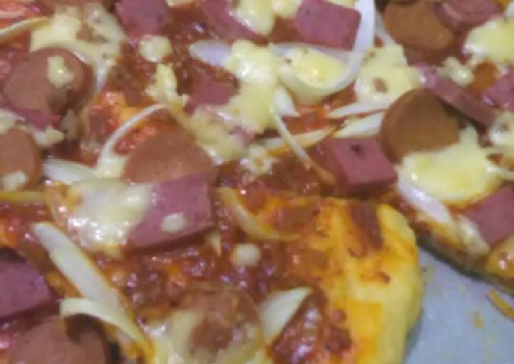 cara membuat Pizza no ulen ma2 Rakha ??????