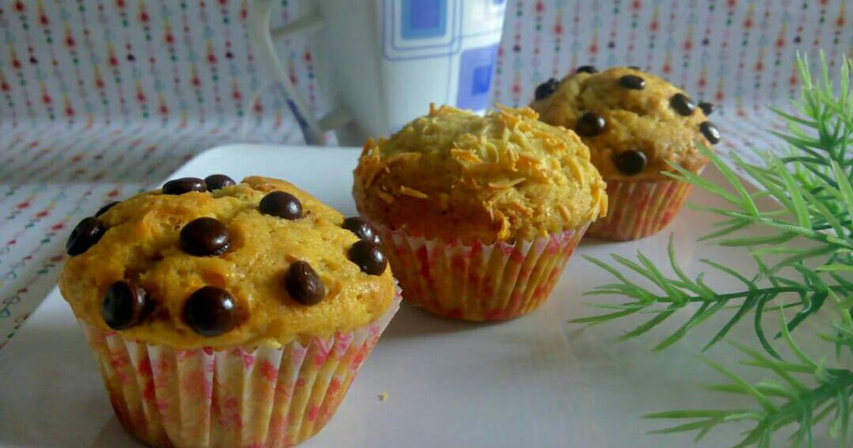  Resep  Banana Muffin no  mixer no  timbangan  oleh 