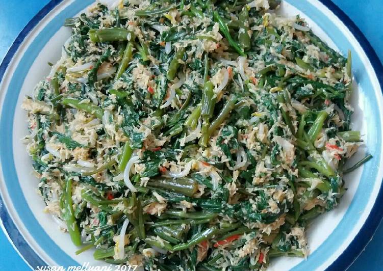 gambar untuk resep makanan Urap kangkung basah ??