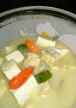 Sayur tahu tempe santan sederhana