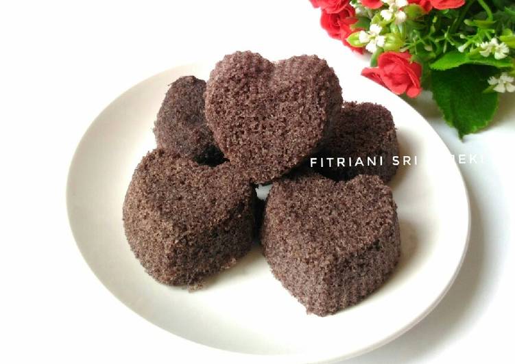 gambar untuk resep Bolu Ketan Hitam Kukus #Bandung_RecookSariutamikimdonghwa