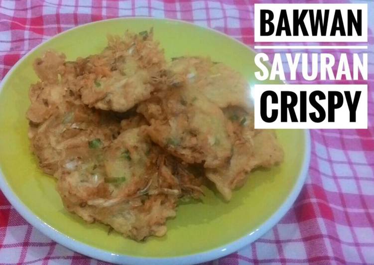 resep Bakwan Sayuran Crispy