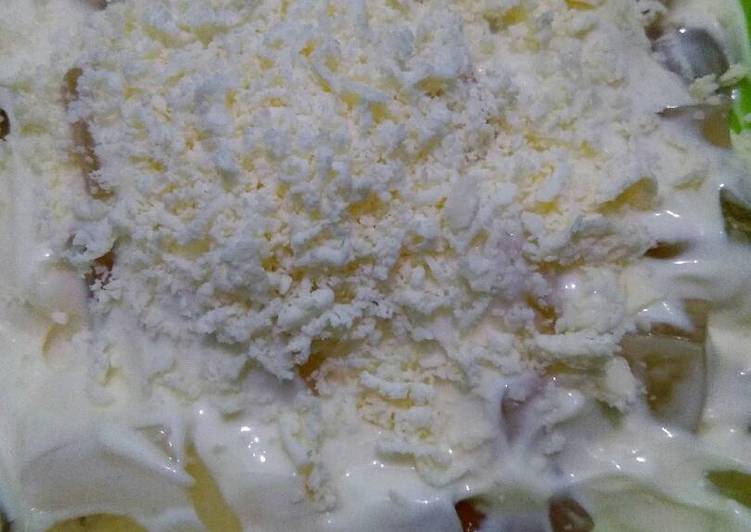 Resep Salad buah yummy ala mama nadyne?????????? - Nadyne Arallie