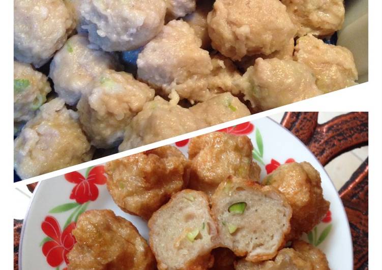 gambar untuk resep makanan Bakso Goreng Ayam / Siomay Ayam Lembut