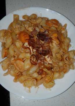 Macaroni ayam cincang