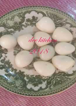 Telor puyuh rebus (widjie astuti)#kisahkasihcookpad