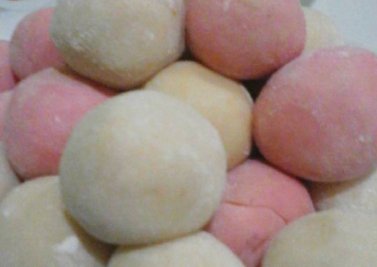 resep makanan Candy milk ball 