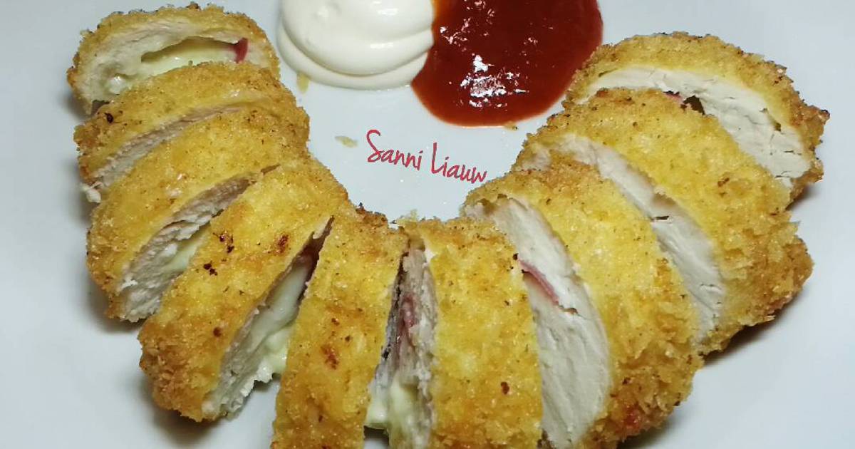 Resep Chicken Cordon Bleu ala S.L