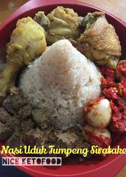 Tumpeng Sirataki Uduk #ketopad_cp_olahan siratake