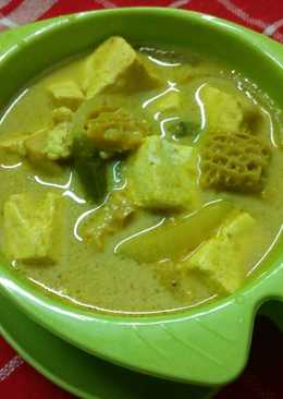 Babat tahu santan pedas