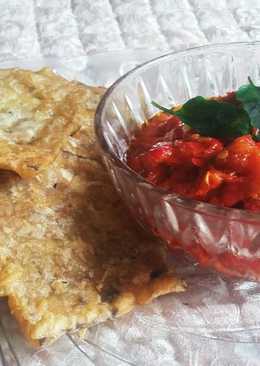 Tempe Goreng + Sambal Bacem