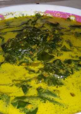 Sayur lodeh daun lembayung (bobor)