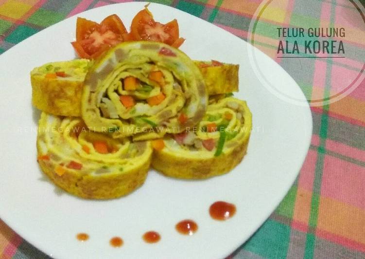 resep makanan Gyeran Mari (Telur Gulung Ala Korea) #PR_AsianFood