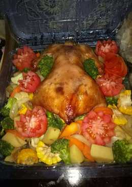 Roasted Chicken Honey Lemon