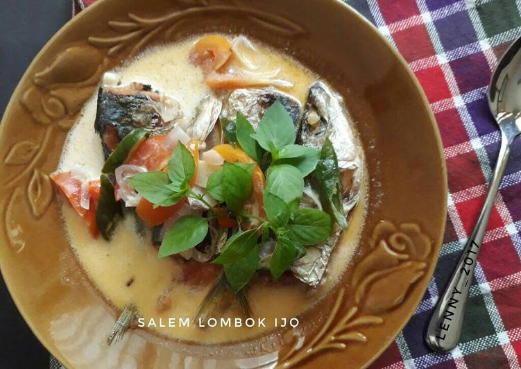 bahan dan cara membuat Salem lombok ijo#pr_recookmasakanberkuah